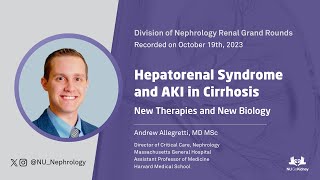 Hepatorenal Syndrome and AKI in Cirrhosis ft Andrew Allegretti MD MSc [upl. by Riamo586]