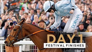 ALL FINISHES FROM DAY ONE OF THE 2022 CHELTENHAM FESTIVAL [upl. by Eniamahs]