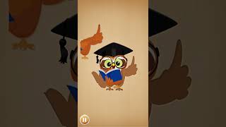 Owl cartoon animal song for kids shorts [upl. by Corin]