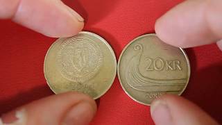 Rare Norwegian 20 Kroner Akershus commemorative Coin Video Norway [upl. by Dina]