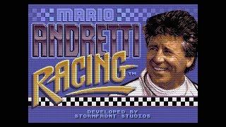 Mario Andretti Racing 1994  Sega MegadriveGenesis [upl. by Nivrac]