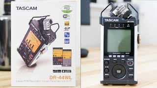 TASCAM DR44WL Detailed Recorder Review [upl. by Amorette]