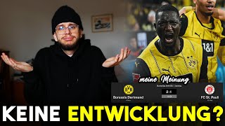 KEINE ENTWICKLUNG BEIM BVB📉😮‍💨  Borussia Dortmund vs FC St Pauli ⚽️🏆 Nachbesprechung [upl. by Yrret]