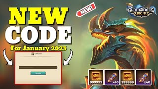 NEW SUMMONERS ERA CODE FOR JANUARY 2024  SUMMONERS ERA CODES 2024  SUMMONERS ERA [upl. by Yerffej]