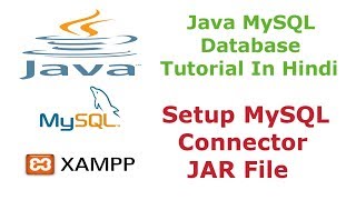 Java MySQL Database Tutorial  1  How To Setup MySQL Connector JAR File  Hindi [upl. by Parette]