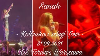 Sanah  Kolónska i szlugi Tour  31102021  COS Torwar Warszawa [upl. by Arihs]