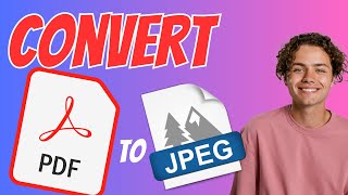 How to Convert PDF to Jpg [upl. by Antons]