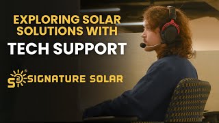 Signature Solar Solutions An Exclusive Tech Support Interview [upl. by Luckin464]