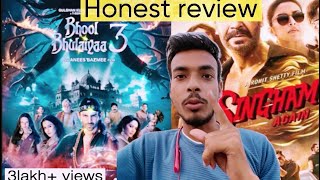 Honest review of singham again vs bhool bhulaiya 3  collection bhoolbhulaiyaa3 singhamagain box [upl. by Kiernan]