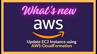 Demo of updating EC2Instance using AWS CloudFormation Template generated by IaC Generator feature [upl. by Russom884]