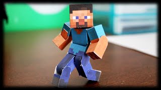 How to make the Ultimate Bendable Steve Minecraft Papercraft [upl. by Magill151]