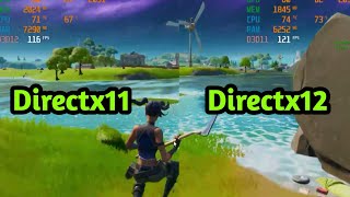 Fortnite DIRECTX 11 VS DIRECTX 12  Chapter 2 Season 3 [upl. by Tahp881]