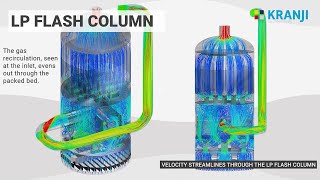 CFD study  LP Flash Column  Kranji Solutions [upl. by Haas870]