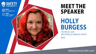 Meet the Speaker  Holly Burgess  Safety Connect 2024 [upl. by Tullius]