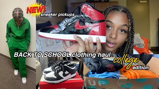 Back to School Clothing Haul 2021  Sneaker Pickups  LexiVee [upl. by Gerstein]