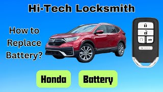 2012  2022 Honda CRV Smart Key Fob Battery Replacement How To Replace DIY [upl. by Merilee593]