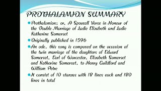 Prothalamion Summary in Tamil  Stanza Wise Summary [upl. by Edy]