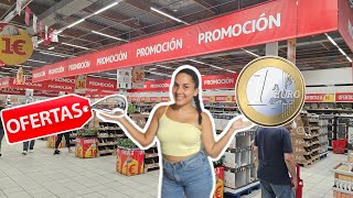 OFERTAS DE 1 EURO DEL ALCAMPO ME GASTE MAS DE 100 EUROS 🤯 varinia ramirez [upl. by Bara657]