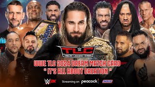 WWE TLC 2024 DREAM MATCH CARD [upl. by Asert]