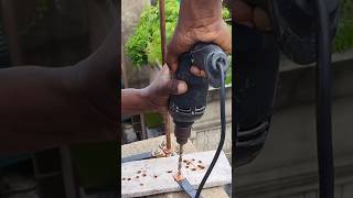 lighting arrester installation copper lighting arrester shots electrical lighting arresterviral [upl. by Iveel741]