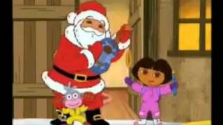 Dora Et Papa Noel  Chante Joyeux Noel  HD [upl. by Nnylarat]