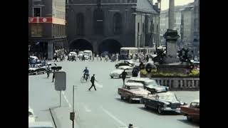 München Marienplatz 1961  8 mm [upl. by Semreh]