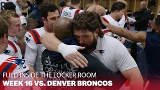 FULL Exclusive Look Inside the Patriots Locker Room After Week 16 Win vs Broncos [upl. by Aneelas]