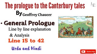 The prologue To The Canterbury Tales By Geoffrey Chaucer  General Prologue Line 15 to 42 [upl. by Aixela]