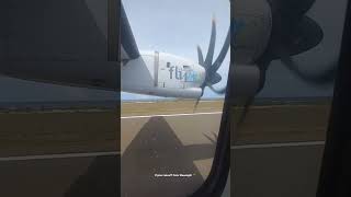 Flyme ATr72 takeoff from Maamigili 🌴 [upl. by Aianat]