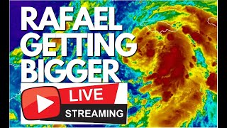 TROPICAL STORM RAFAEL EARLY TUESDAY MORNING LIVESTREAM [upl. by Thirion]