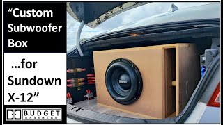 Sundown Audio Recommends This Box  For The X12 v3  5000 Watt SPL Demo [upl. by Norb955]