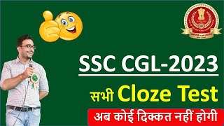 Cloze Tests asked in SSC CGL 2023  Cloze Test tricks [upl. by Ettereve]