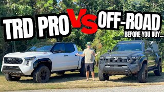 Cant Decide 2024 Toyota Tacoma TRD Pro Vs TRD OffRoad  Which One Should You Choose [upl. by Ahsiekim806]