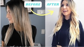 HOW TO MAKE BEADED WEFT HAIR EXTENSIONS AT HOME Super Easy [upl. by Violetta657]