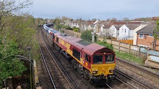 66006 6X11 Toton North Yard to Dollands Moor 08042024 [upl. by Altheta]