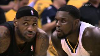 Lance Stephenson blows in LeBrons ear [upl. by Milicent692]