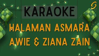 Awie amp Ziana Zain  Halaman Asmara Karaoke [upl. by Romina]