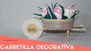 Como hacer una carretilla decorativa [upl. by Dud361]