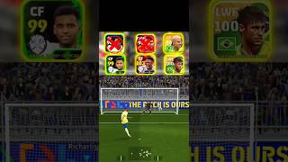 EFOOTBALL 2025 Top Brazil Players Penalty Shootout 🇧🇷😱efootball2025 efootball shorts pesmobile [upl. by Elamor328]