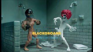 Black Saturn and Groaner  BLACKGROANS  SuperMansion  Season 1 [upl. by Munafo928]