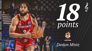 Davion Mintz 18 PTS  Player Highlights  KING v OOST  BasketballCL 202425 [upl. by Ramirolg]