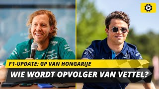 F1update Verstappen underdog in Hongarije wie vervangt Vettel [upl. by Hootman]