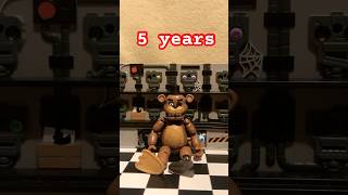 FNaF FREDDY FAZBEAR deteriorating TIMELAPSE STOP MOTION Animation fnaf freddyfazbear timelapse [upl. by Nimesay]