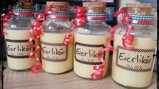 Kochen Eierlikör  schnelles Geschenk [upl. by Shaefer602]