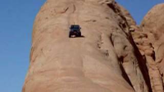 Driving down the Lions Back Moab Utah [upl. by Neau]