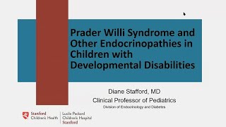 Prader Willi Syndrome and Other Endocrinopathies in Children with Developmental Disabilities [upl. by Philbert]