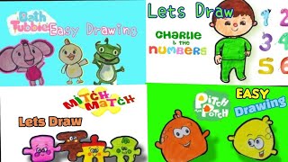 Bath Tubbies Charlie and the Numbers Mitch and MatchPitch and Potch BabyTV [upl. by Richers160]