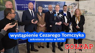 Cezary Tomczyk w Gołdapi o quotTarczy Wschódquot [upl. by Aner442]