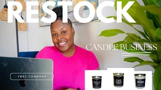 How to RESTOCK for CANDLE business total cost products tips and advice [upl. by Anifad]