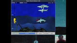 PLAYS TYPING GAME mode ADVENTURE level NORMAL Typer Shark Deluxe Until Level 16 [upl. by Ahsimek749]